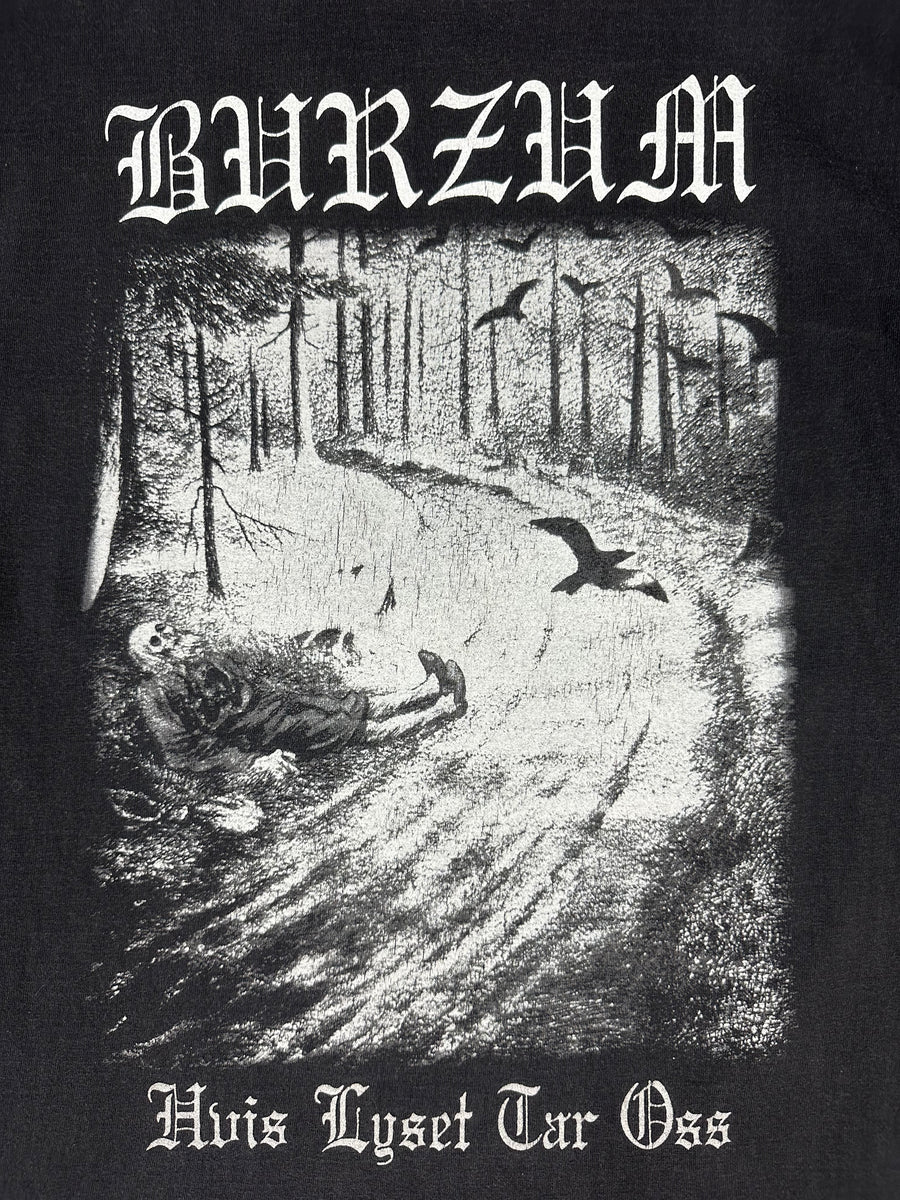 ヴィンテージ 1990 年代 Burzum Hvis Lyset Tar Oss T シャツ