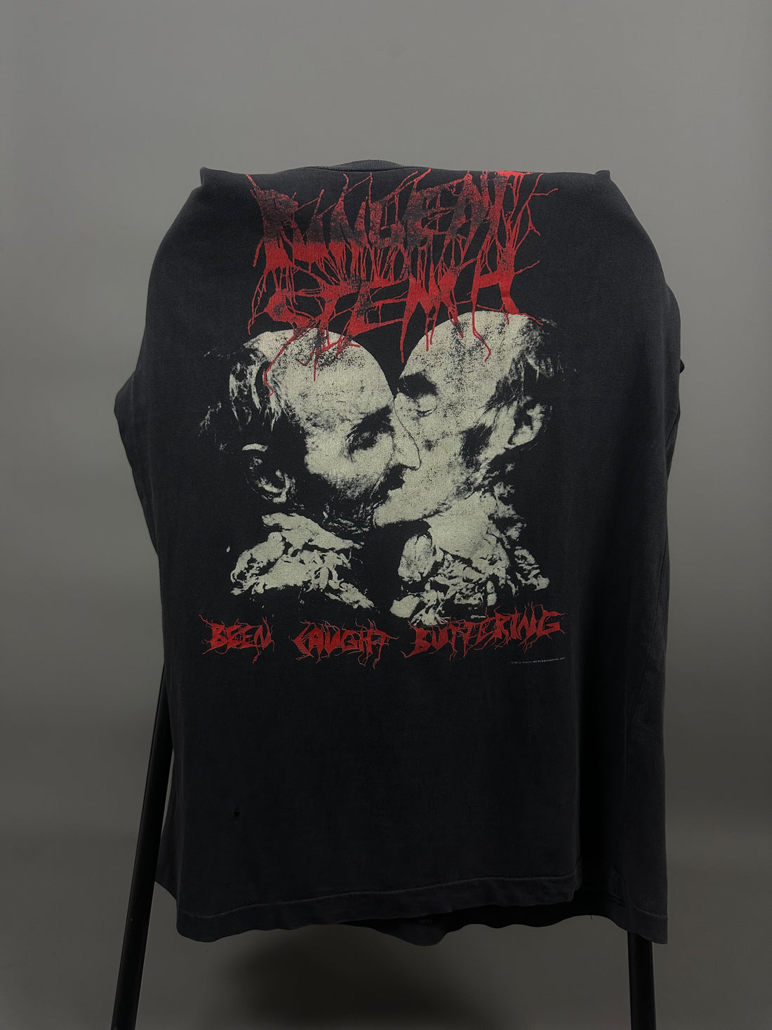 1991年 バターを塗っているところを目撃されたという強烈な悪臭のヴィンテージTシャツ