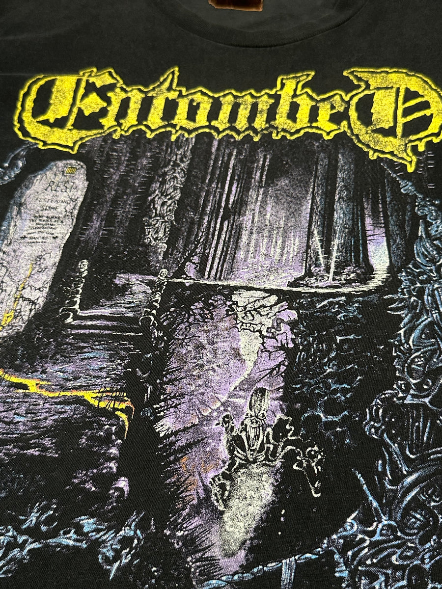 1990年ヴィンテージ エントゥームド レフト ハンド パス Tシャツ