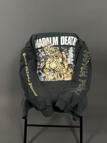 ヴィンテージ 1991 ナパーム・デス マス・アピール・マッドネス ロングスリーブ