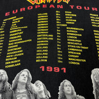 マレボレント・クリエイション 1991 ヨーロッパツアー ヴィンテージ Tシャツ