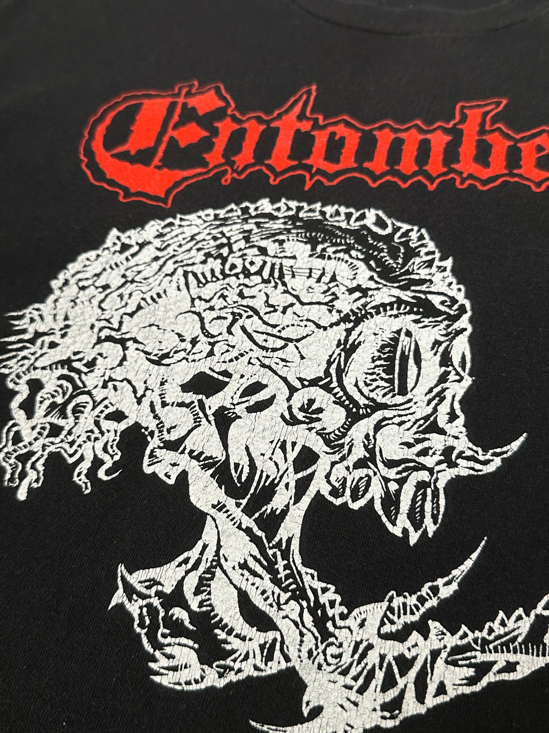 Vintage 1991 Entombed Crawling Germany T-Shirt