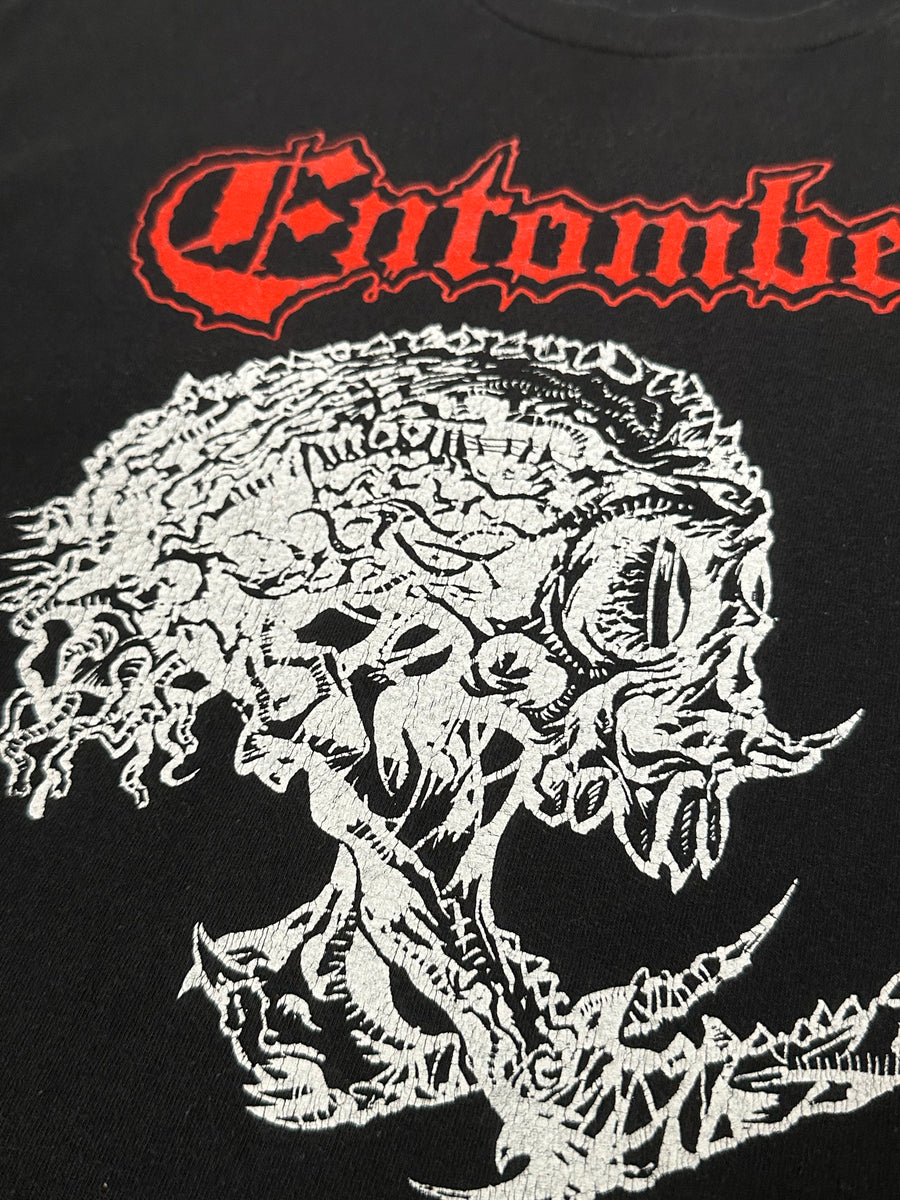Vintage 1991 Entombed Crawling Germany T-Shirt