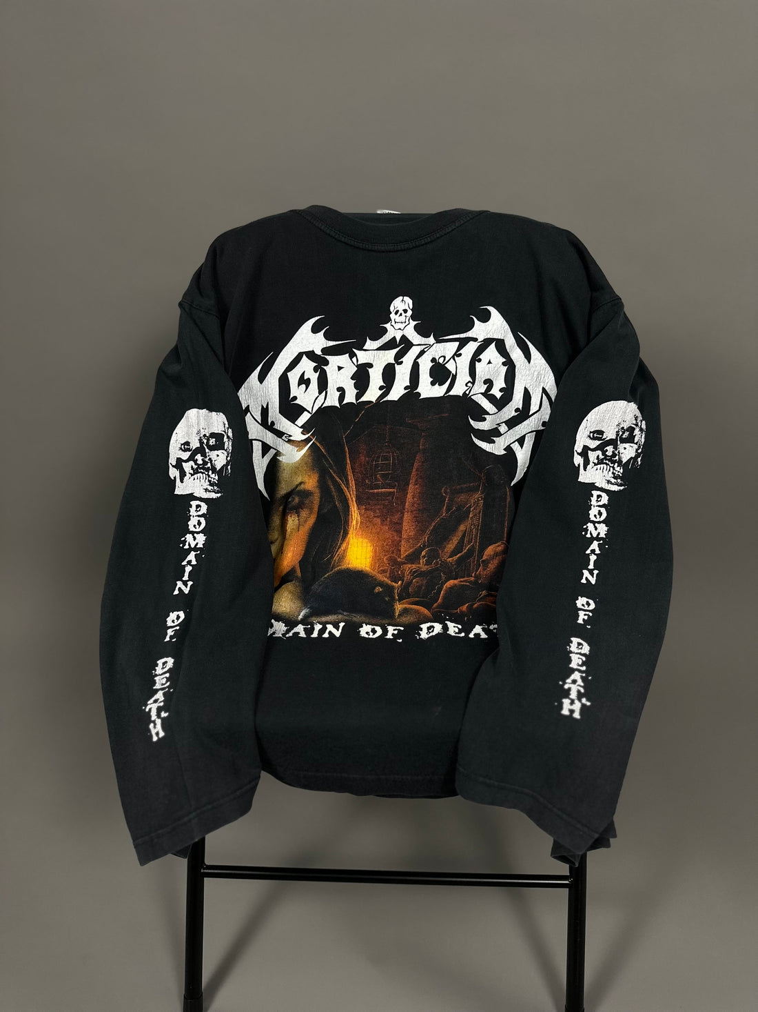 Vintage 2001 Mortician Pain Of Death Longsleeve