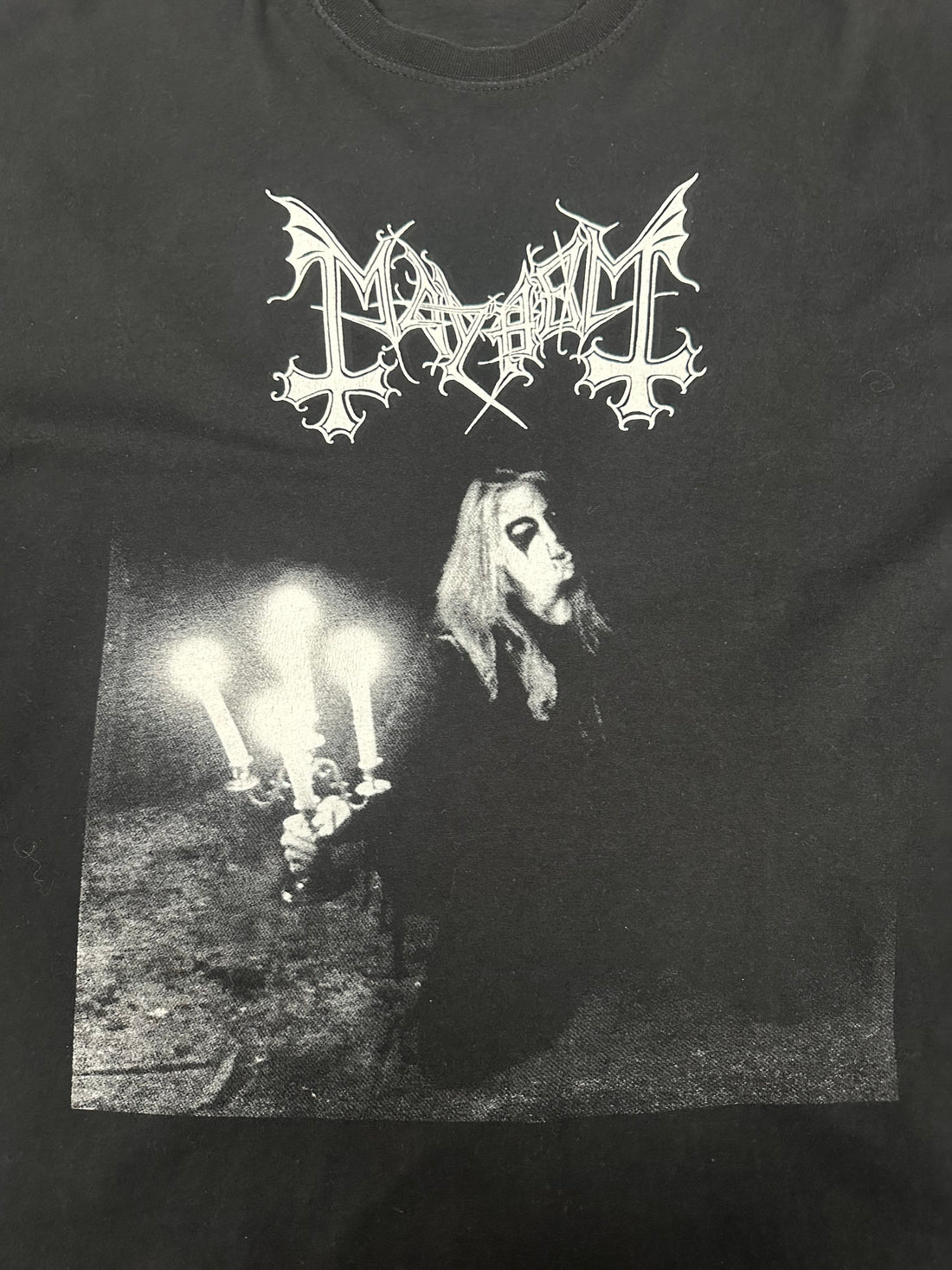 Vintage 2000s Mayhem Euronymous Tribute T-Shirt