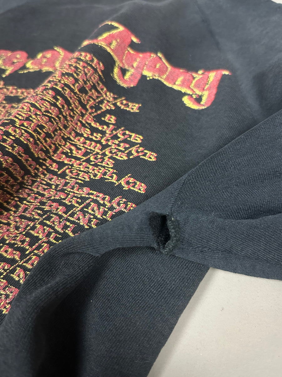 Vintage 1990 Morgoth Gore And Agony Over Europe Sweater