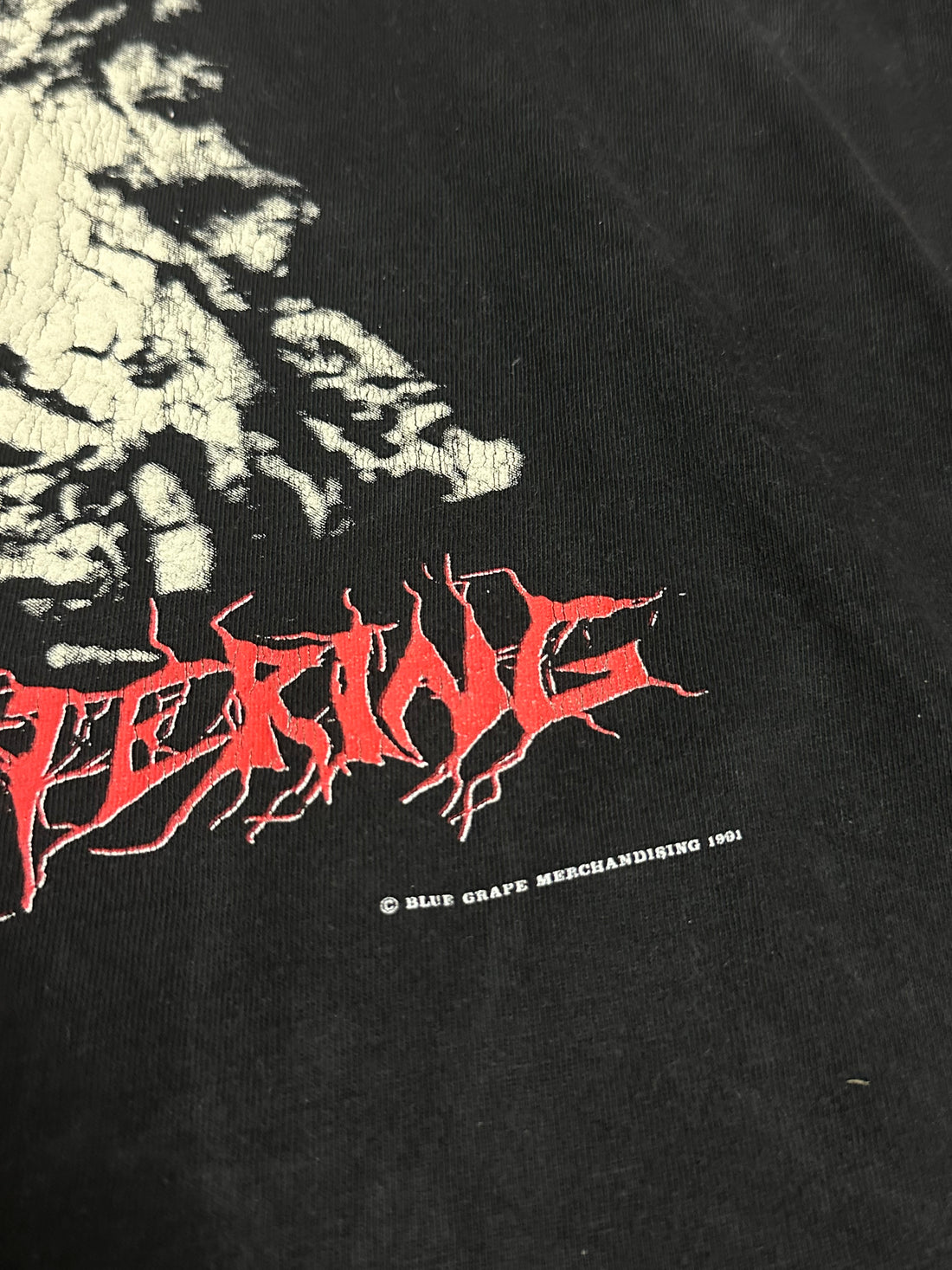 1991年ヴィンテージ「Pungent Stench Caught Buttering」Tシャツ