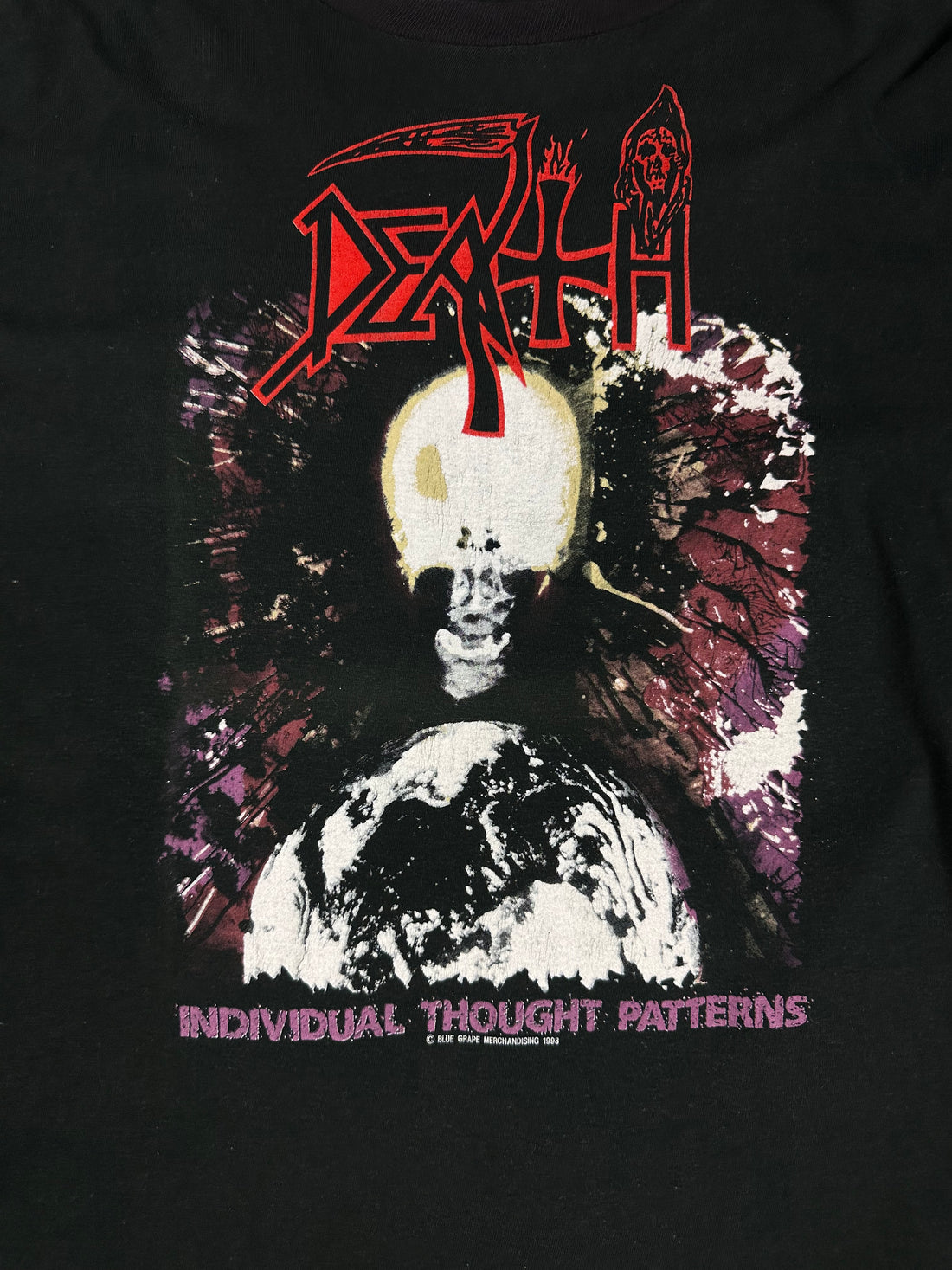 Death 1993 インディビジュアル・ソート・パターン ヴィンテージ ロングスリーブ