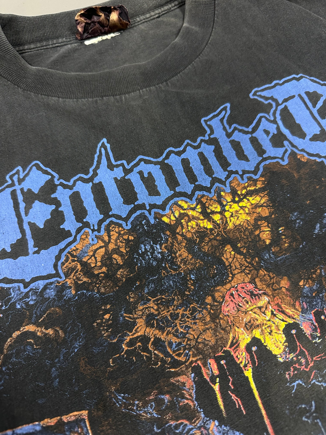 1991年ヴィンテージ「エントゥームド・クランデスティン」Tシャツ