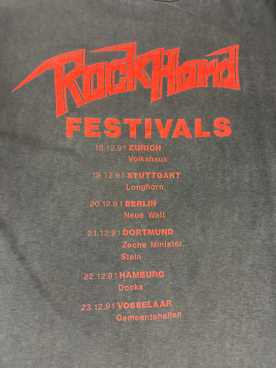 1991年ヴィンテージ カンニバル・コープス ロック・ハード・フェスティバル Tシャツ