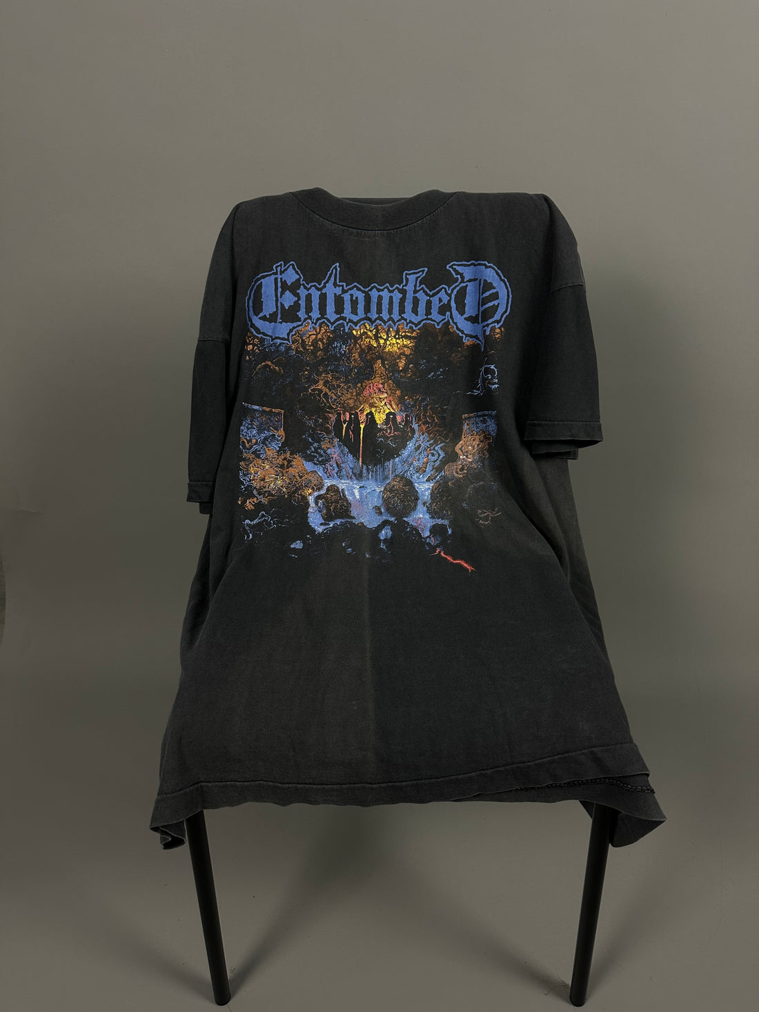 1991年ヴィンテージ「エントゥームド・クランデスティン」Tシャツ