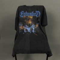 1991年ヴィンテージ「エントゥームド・クランデスティン」Tシャツ