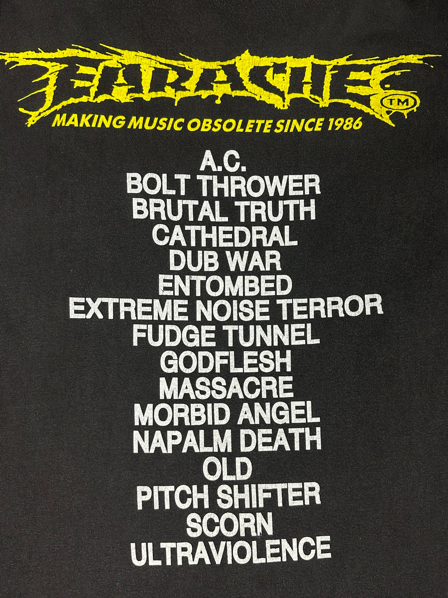 Earache 1990 Total Grind ヴィンテージ ロングスリーブ