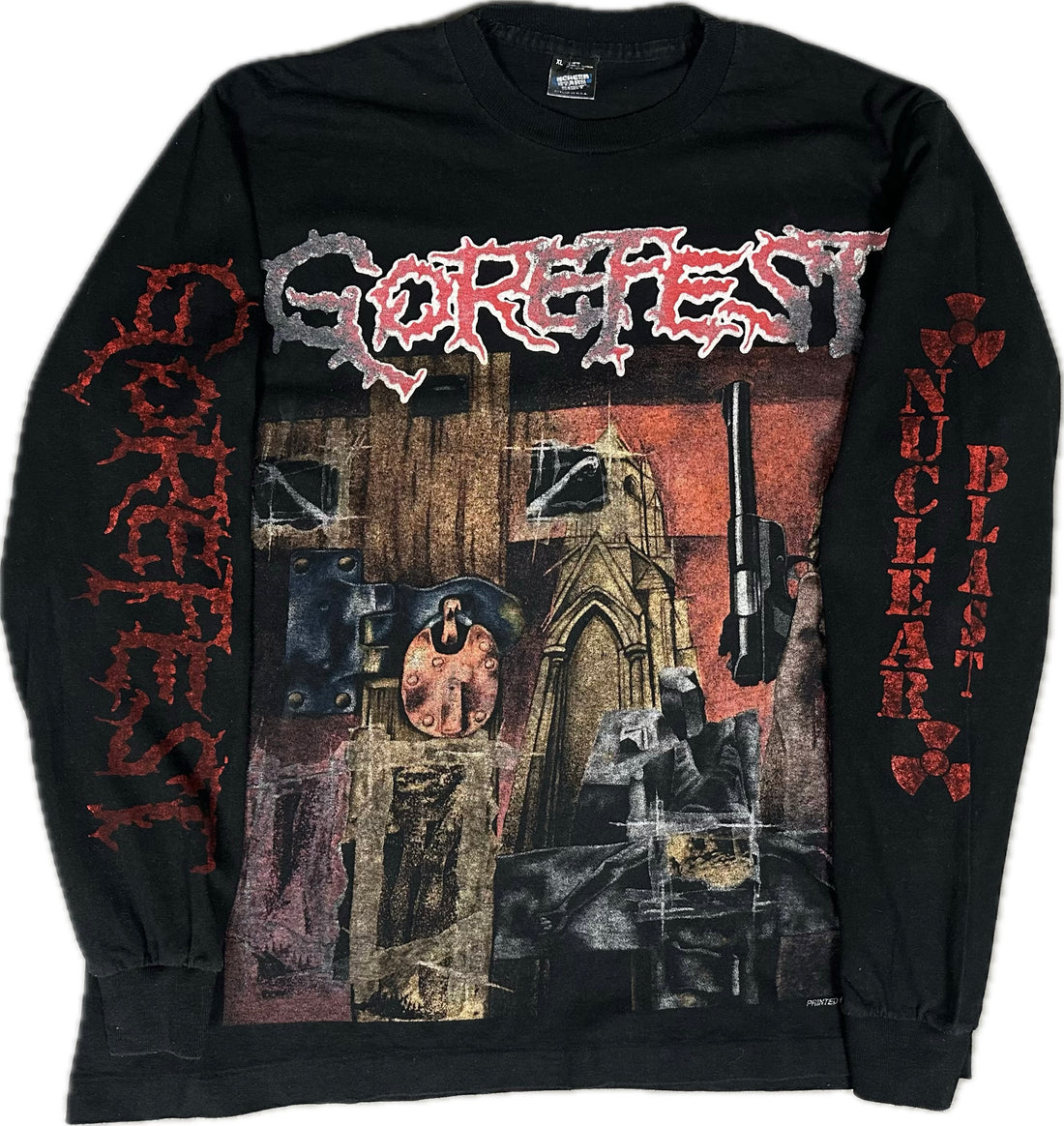 ヴィンテージ 1993 ゴアフェスト ニュークリア ブラスト ロングスリーブ