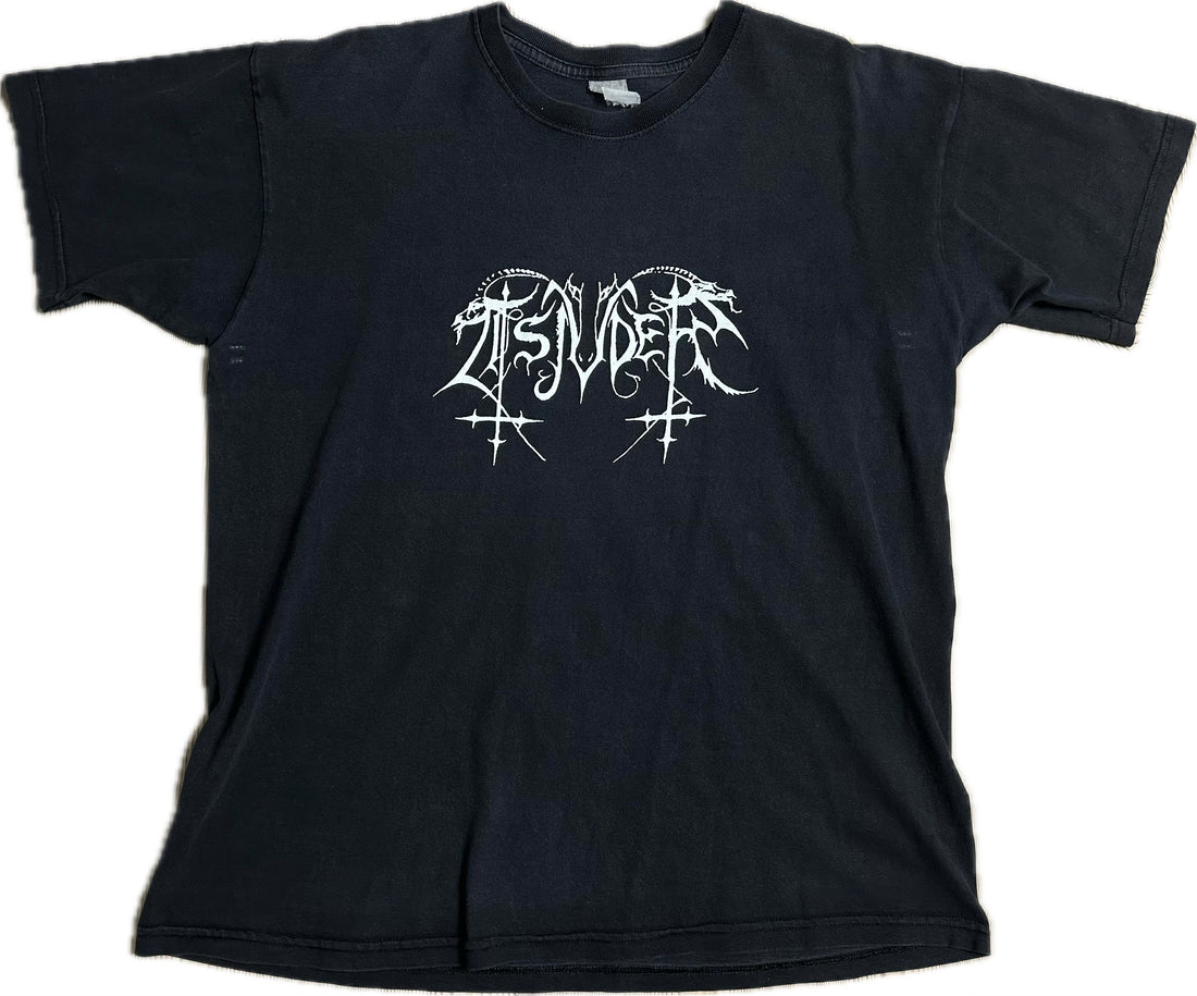 1990年代のヴィンテージTsjuderブラックメタルTシャツ