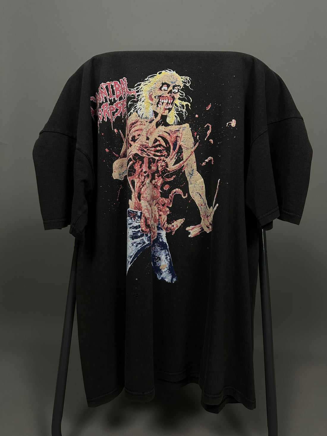 1990年代のヴィンテージ カンニバル・コープス イートン バック・トゥ・ライフ Tシャツ