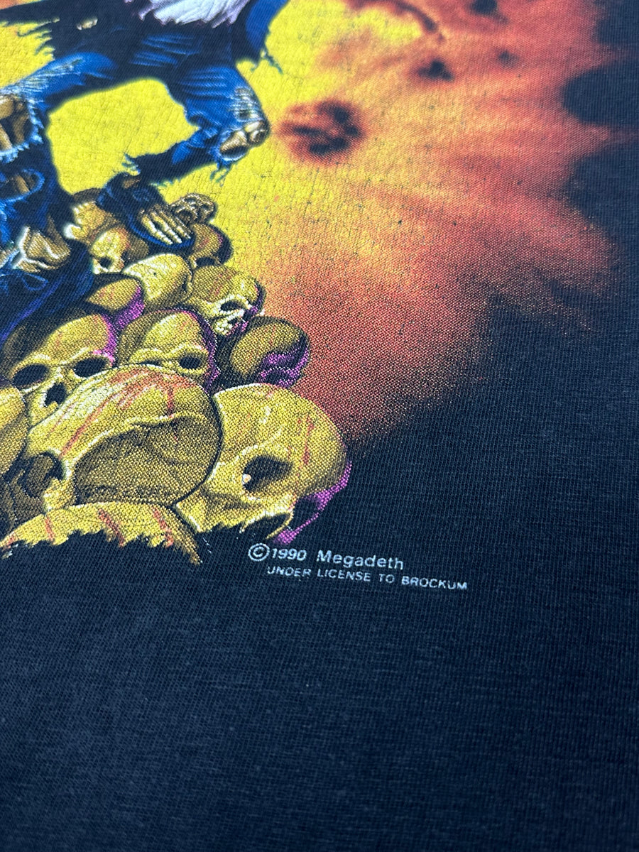 メガデス 1990 ワールドツアー ヴィンテージ Tシャツ
