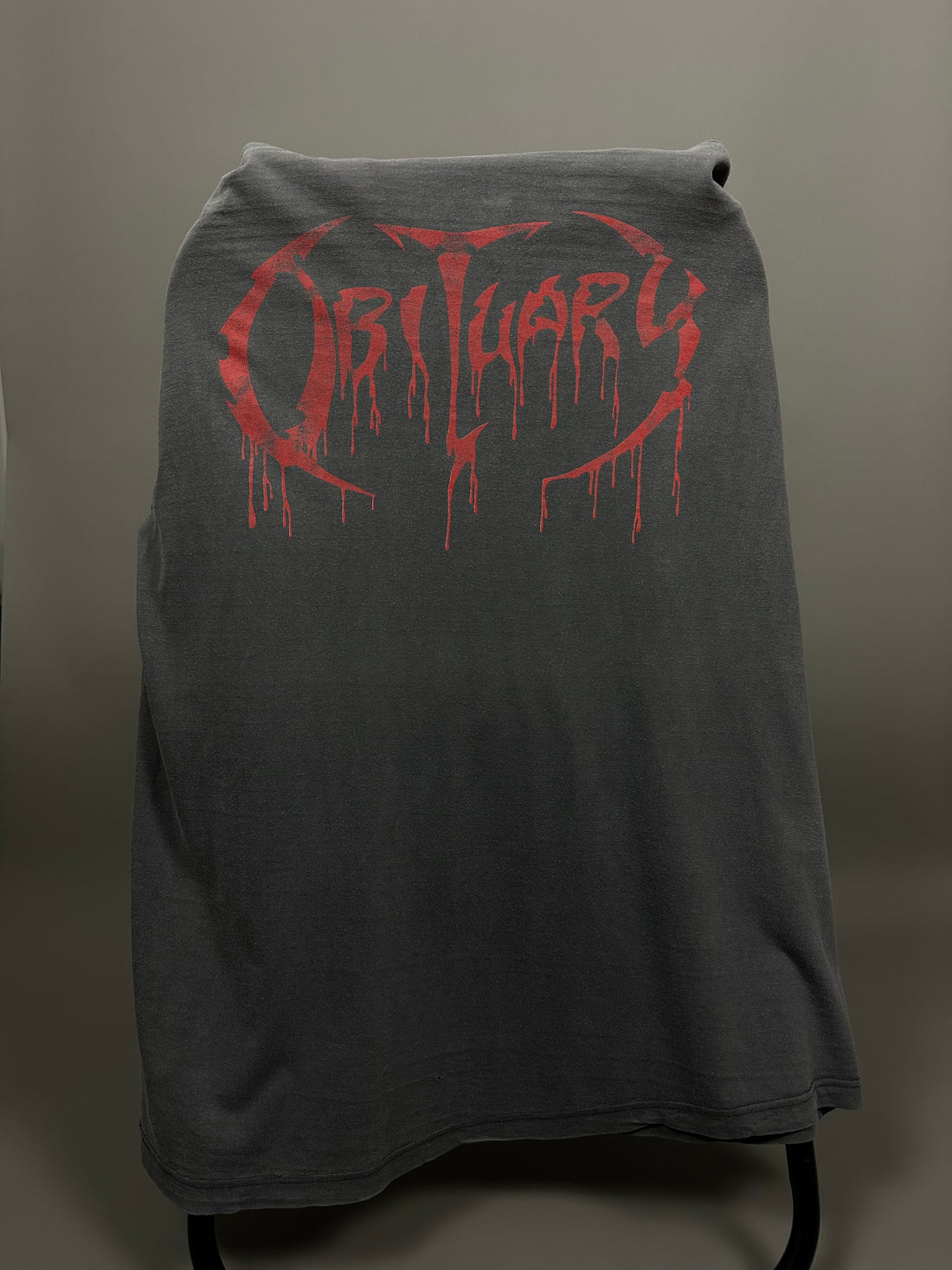 1991年 死亡記事 頭蓋骨の山 ヴィンテージTシャツ