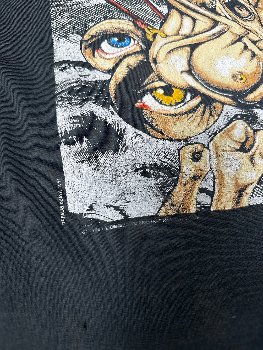 ヴィンテージ 1991 ナパーム・デス マス・アピール・マッドネス ロングスリーブ