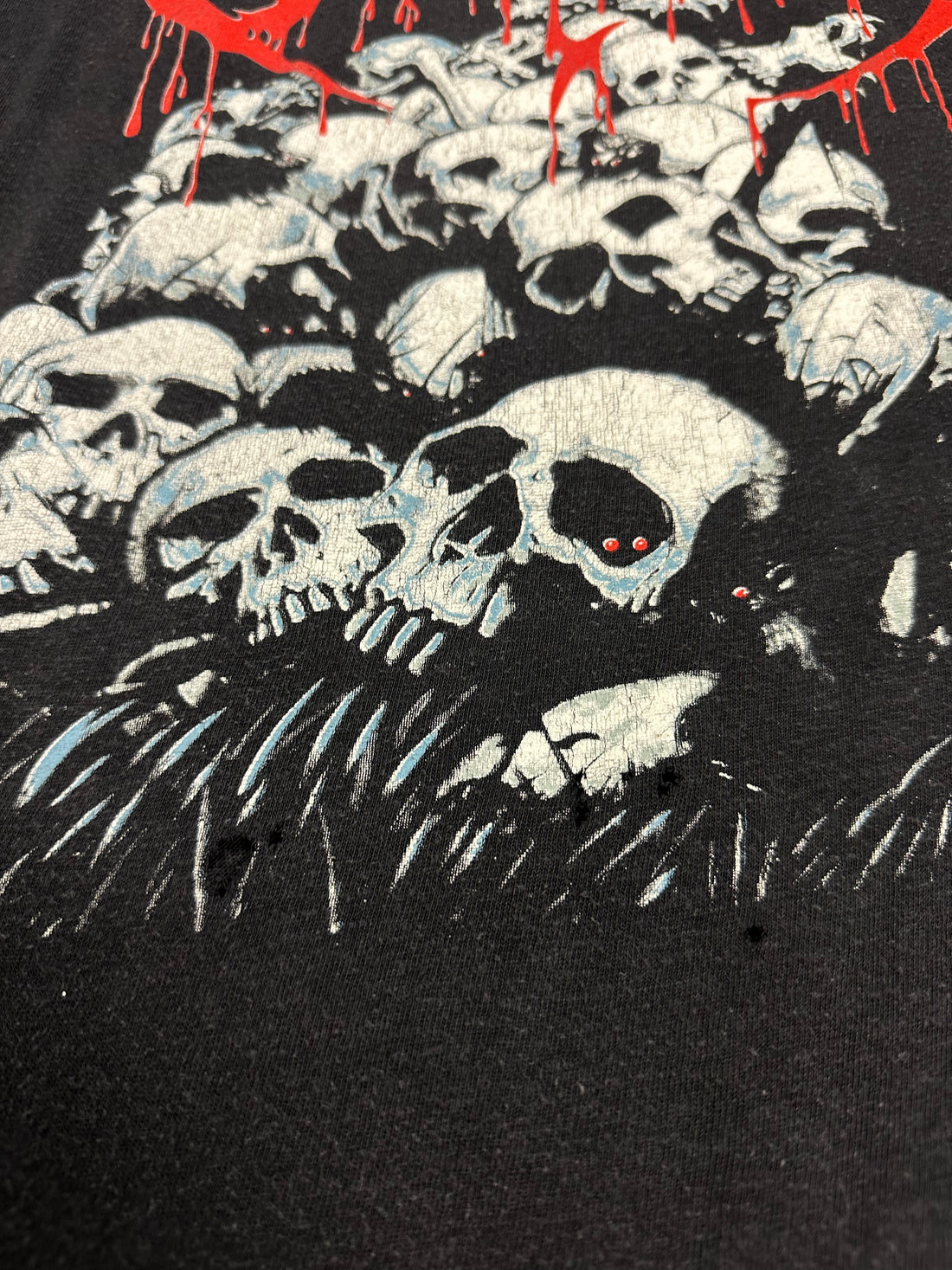 1991年 死亡記事 パイル・オブ・スカルズ ヴィンテージTシャツ