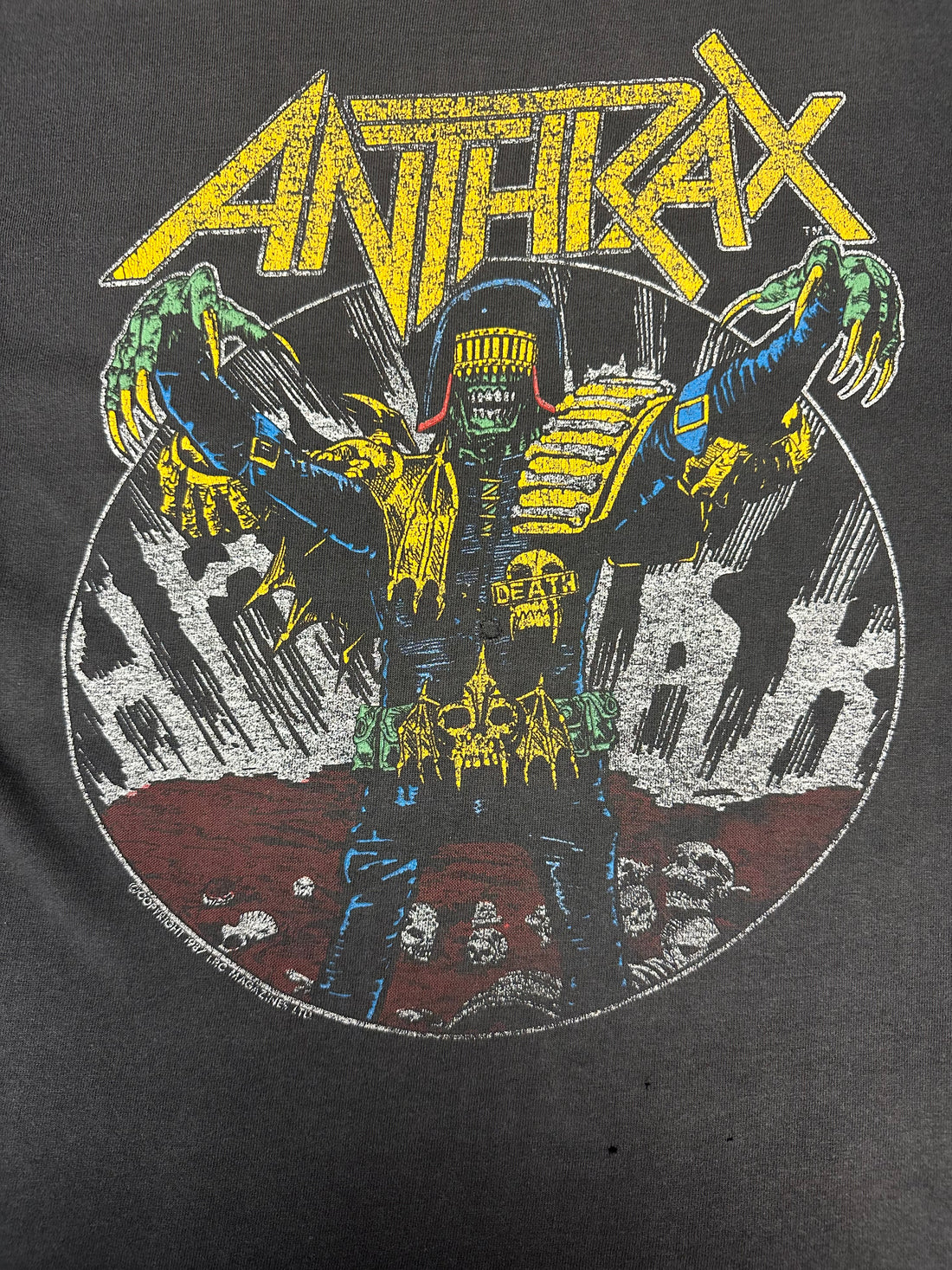 1987年ヴィンテージ アンスラックス アモング・ザ・リヴィング Tシャツ