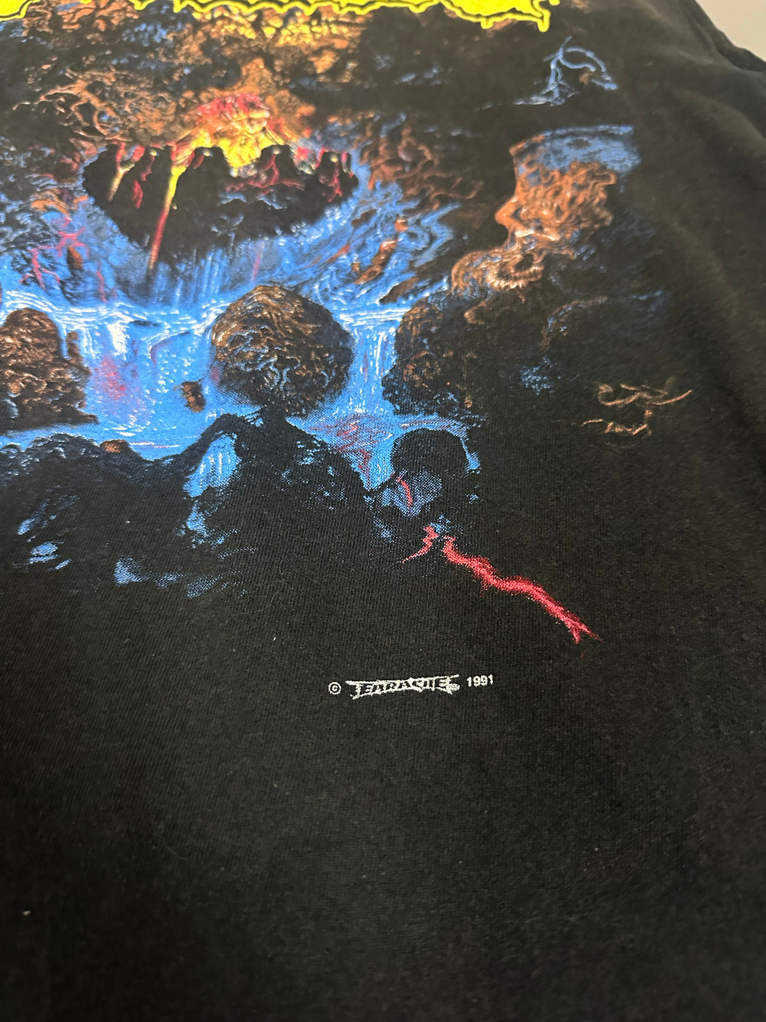 1991年ヴィンテージ エントゥームド クランデスティン タンクトップ Tシャツ