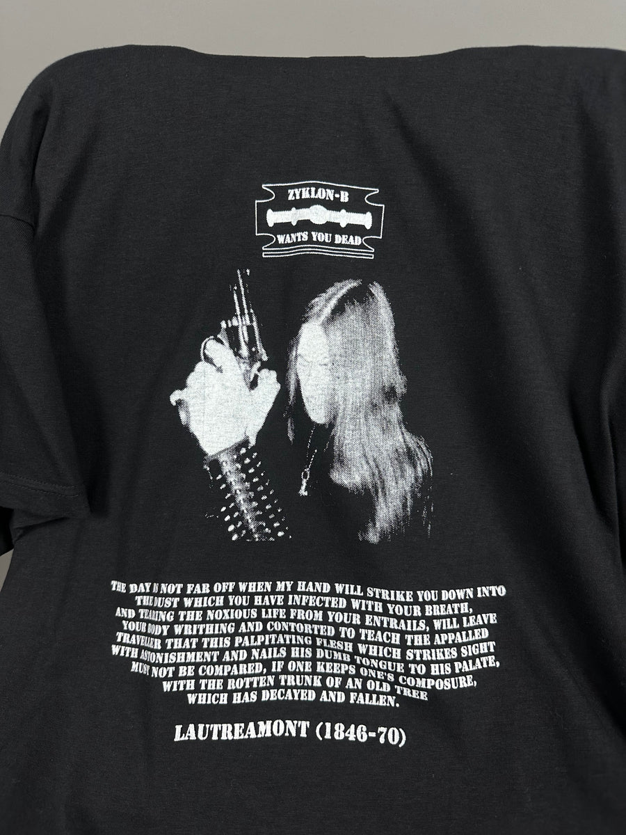 1995年製ヴィンテージ「Zyklon-B Wants You Dead」Tシャツ