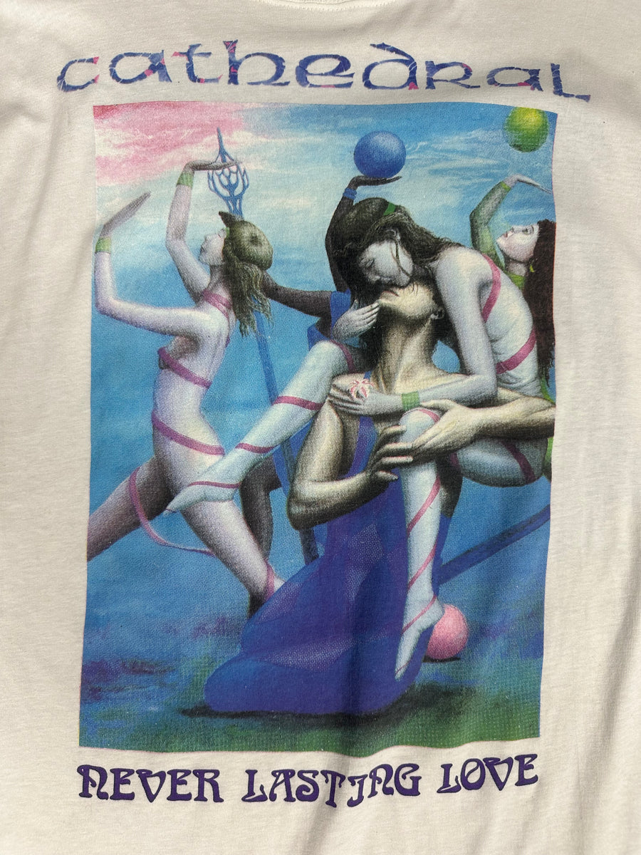 ヴィンテージ 1990 カテドラル ネバー ラスティング ラブ ロングスリーブ