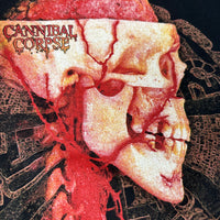 1990年代のヴィンテージ カンニバル・コープス スケルトン Tシャツ