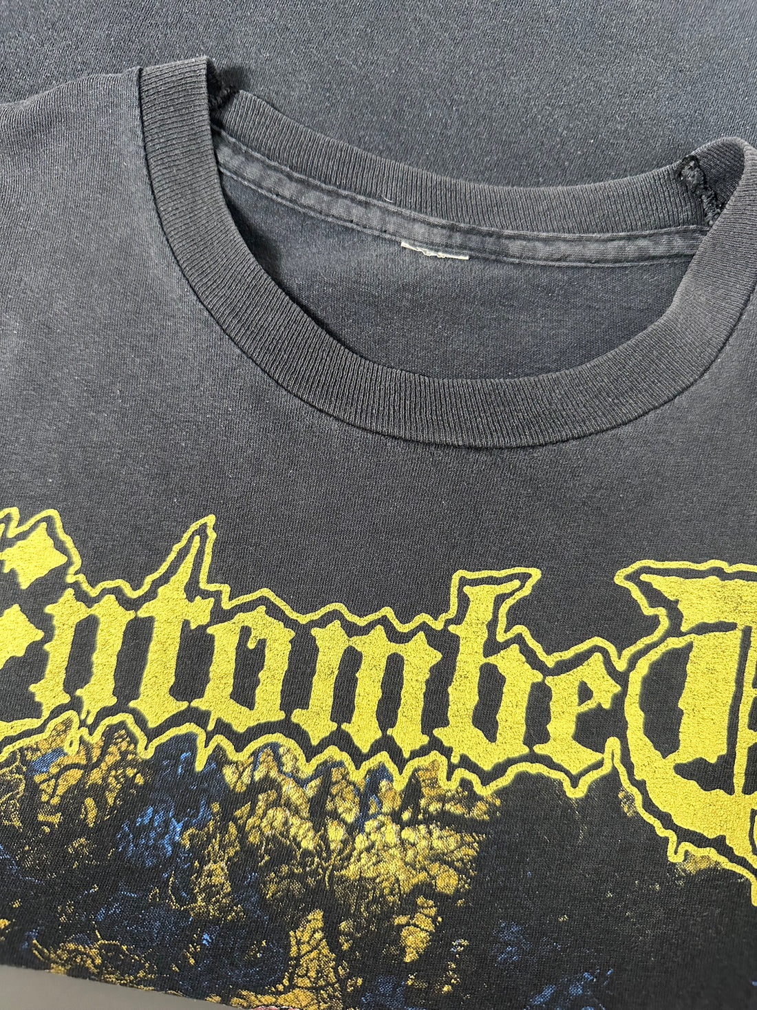 1991年ヴィンテージ「エントゥームド・クランデスティン」Tシャツ