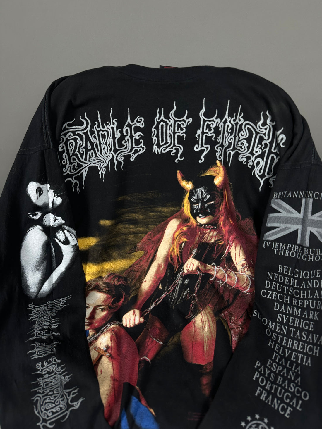 ヴィンテージ 1997 Cradle of Filth Ruin Of Europe ロングスリーブ
