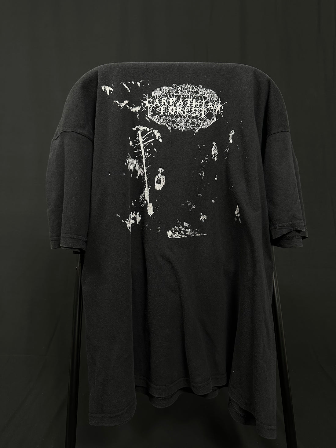 1990年代のヴィンテージ カルパティアフォレスト ブラックメタルTシャツ