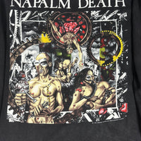 ヴィンテージ 1992 ナパーム・デス ヨーロッパツアー ロングスリーブ
