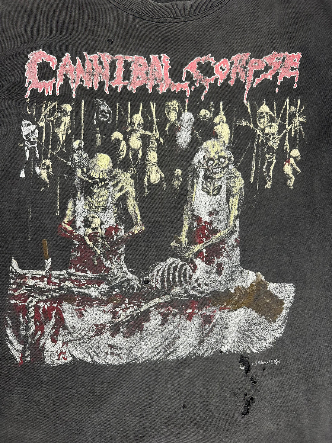 Vintage 1991 Cannibal Corpse Butchered At Birth T-Shirt