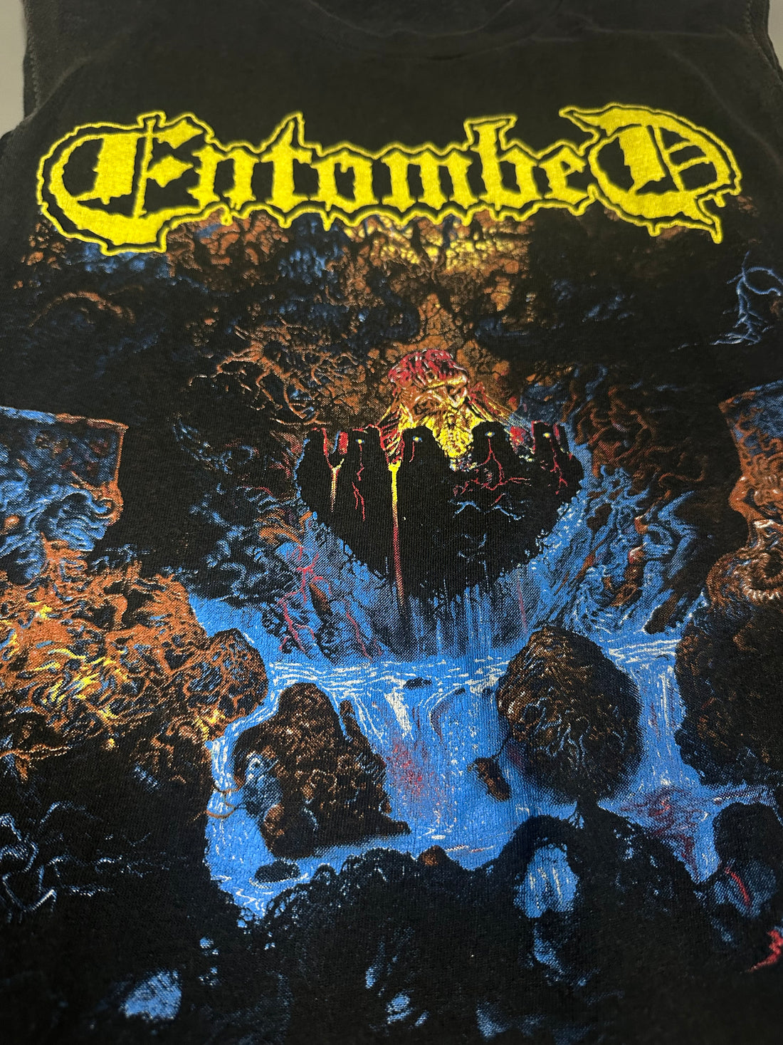 1991年ヴィンテージ エントゥームド クランデスティン タンクトップ Tシャツ