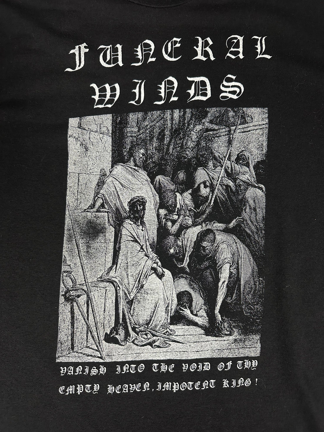1993年ヴィンテージ「Funeral Winds Vanish Into The Void」Tシャツ