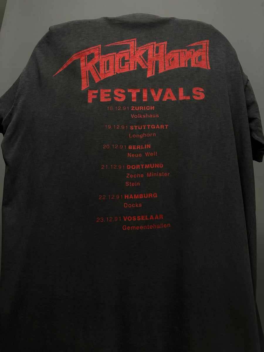 1991年ヴィンテージ カンニバル・コープス ロック・ハード・フェスティバル Tシャツ