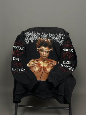 ヴィンテージ 1996 Cradle of Filth Praise The Whore ロングスリーブ
