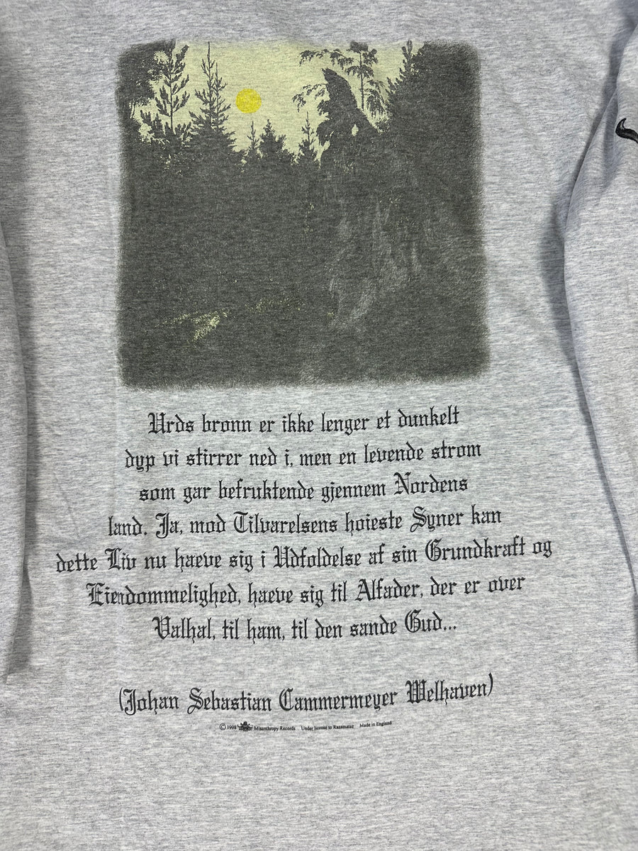 ヴィンテージ 2000 年代 Burzum Filosofem ロングスリーブ