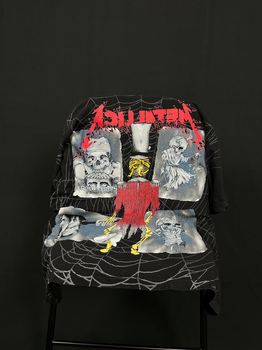 ヴィンテージ 1992 メタリカ オールオーバープリント Tシャツ