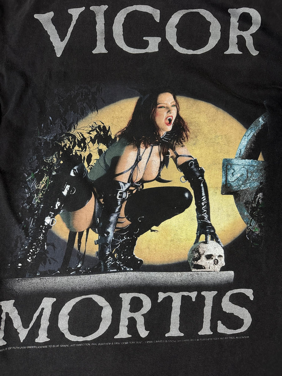 2000年ヴィンテージのクレイドル・オブ・フィルス「ヴィガー・モーティス」Tシャツ