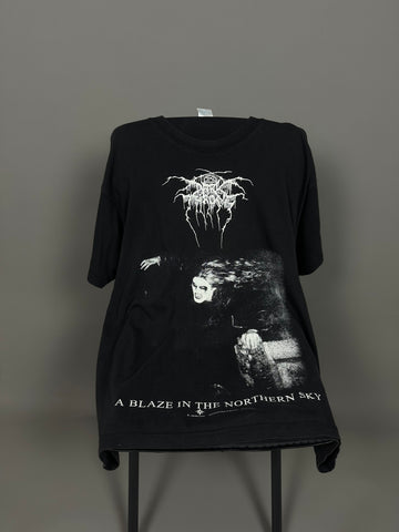 Vintage 1999 Darkthrone Blaze In The Northern Sky T-Shirt