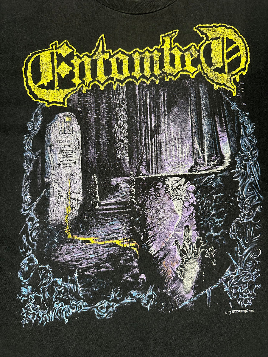 1990年ヴィンテージ エントゥームド レフト ハンド パス Tシャツ