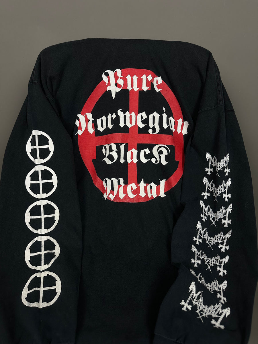 Vintage 1998 Mayhem Black Metal Longsleeve
