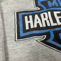 Vintage 1990s Harley Davidson Blue Flames Longsleeve