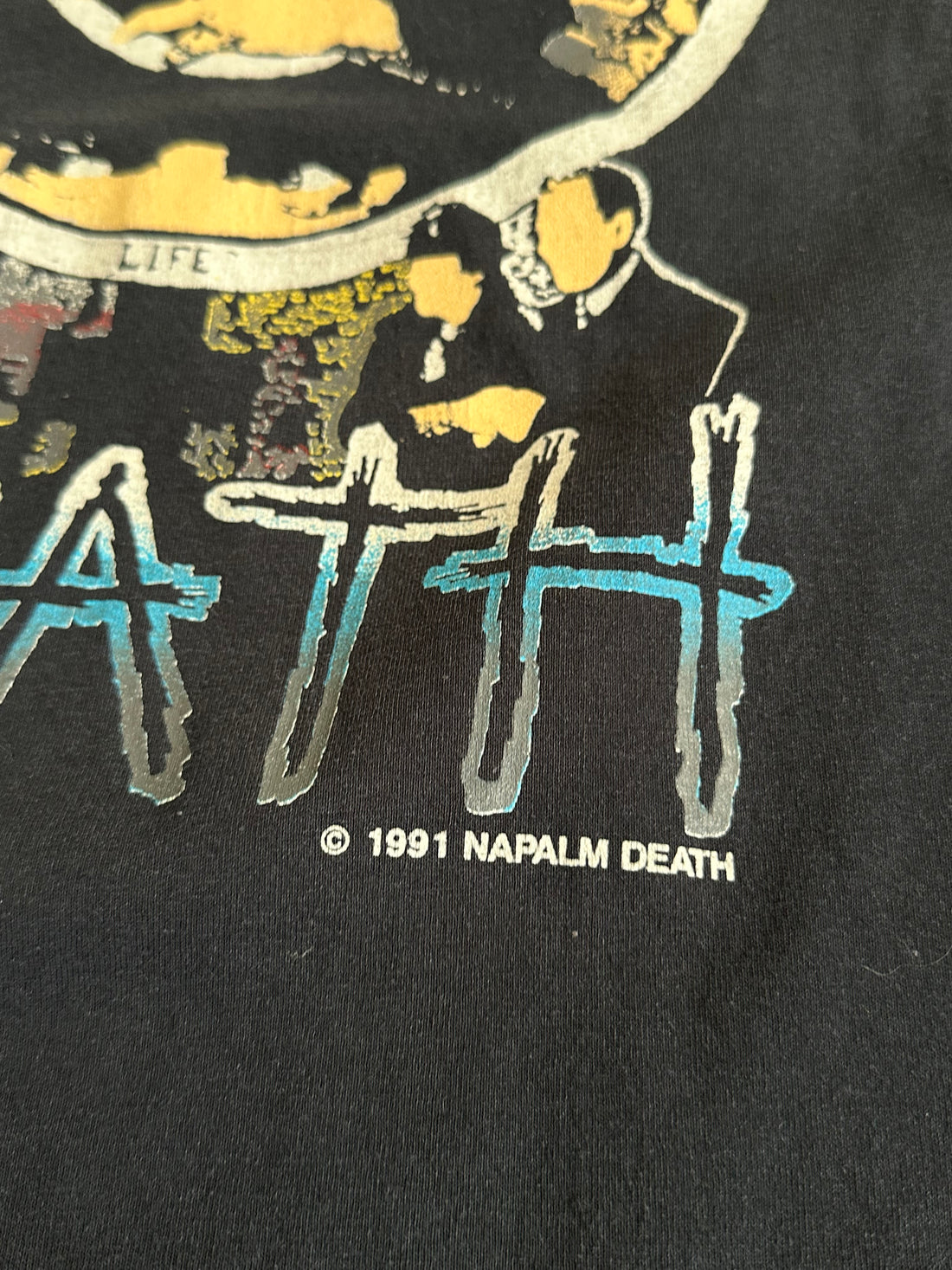 Vintage 1991 Napalm Death US Tour Longsleeve