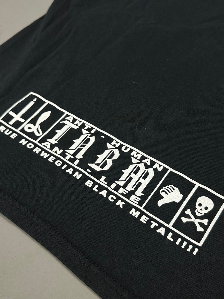 Taake 2000年代 ワンダラー ブラックメタルTシャツ