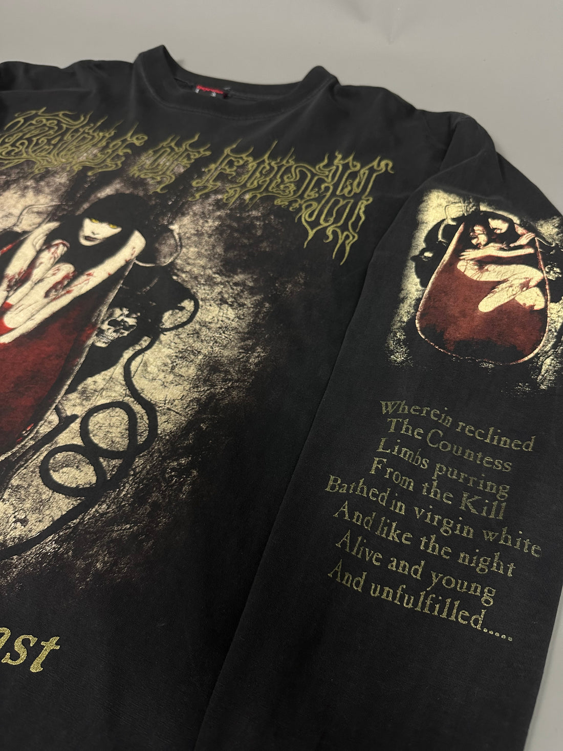 Vintage 1998 Cradle of Filth Cruelty And The Beast Longsleeve