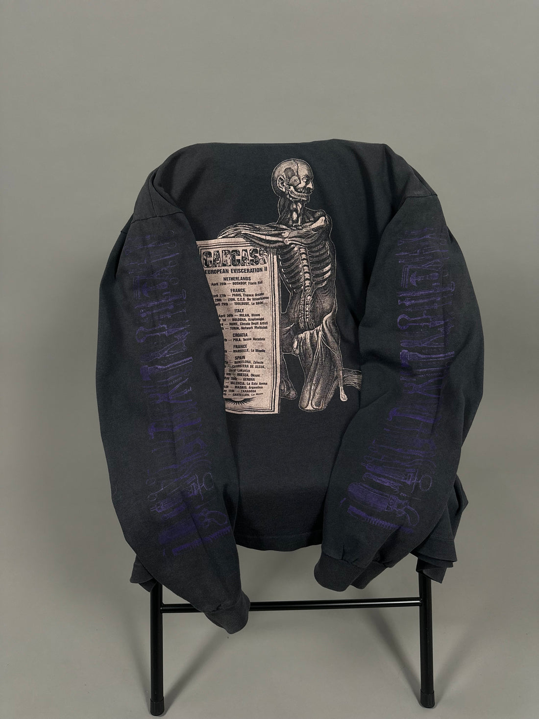 Vintage 1992 Carcass Tour Longsleeve