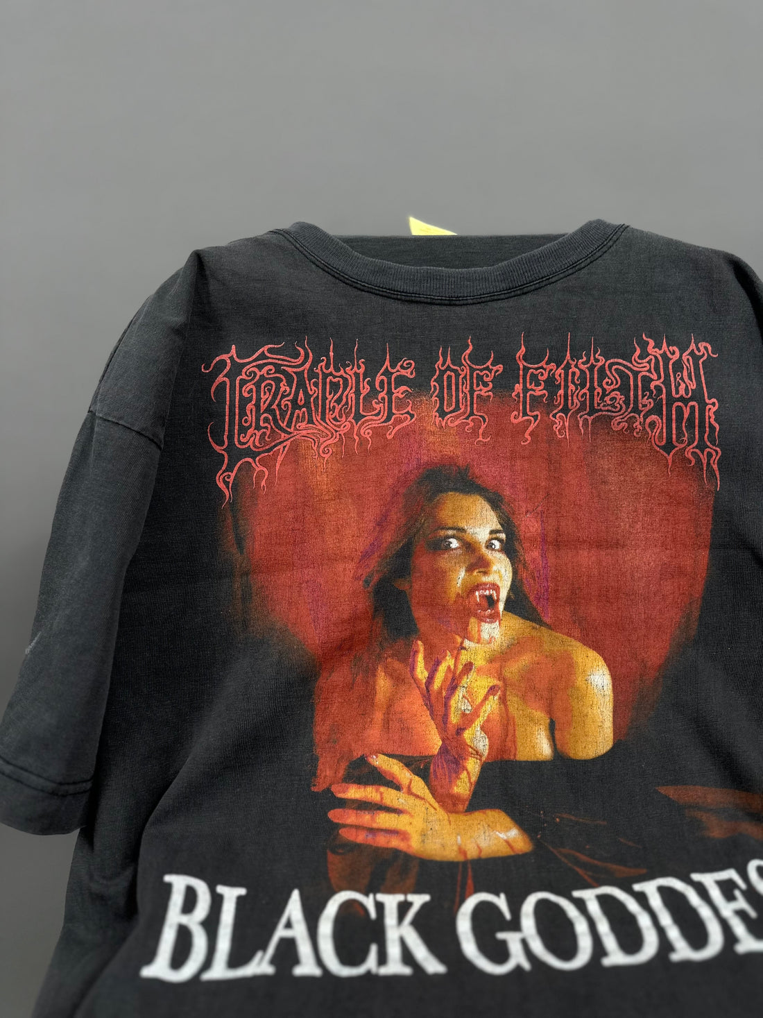 Vintage 1994 Cradle of Filth Black Goddess T-Shirt